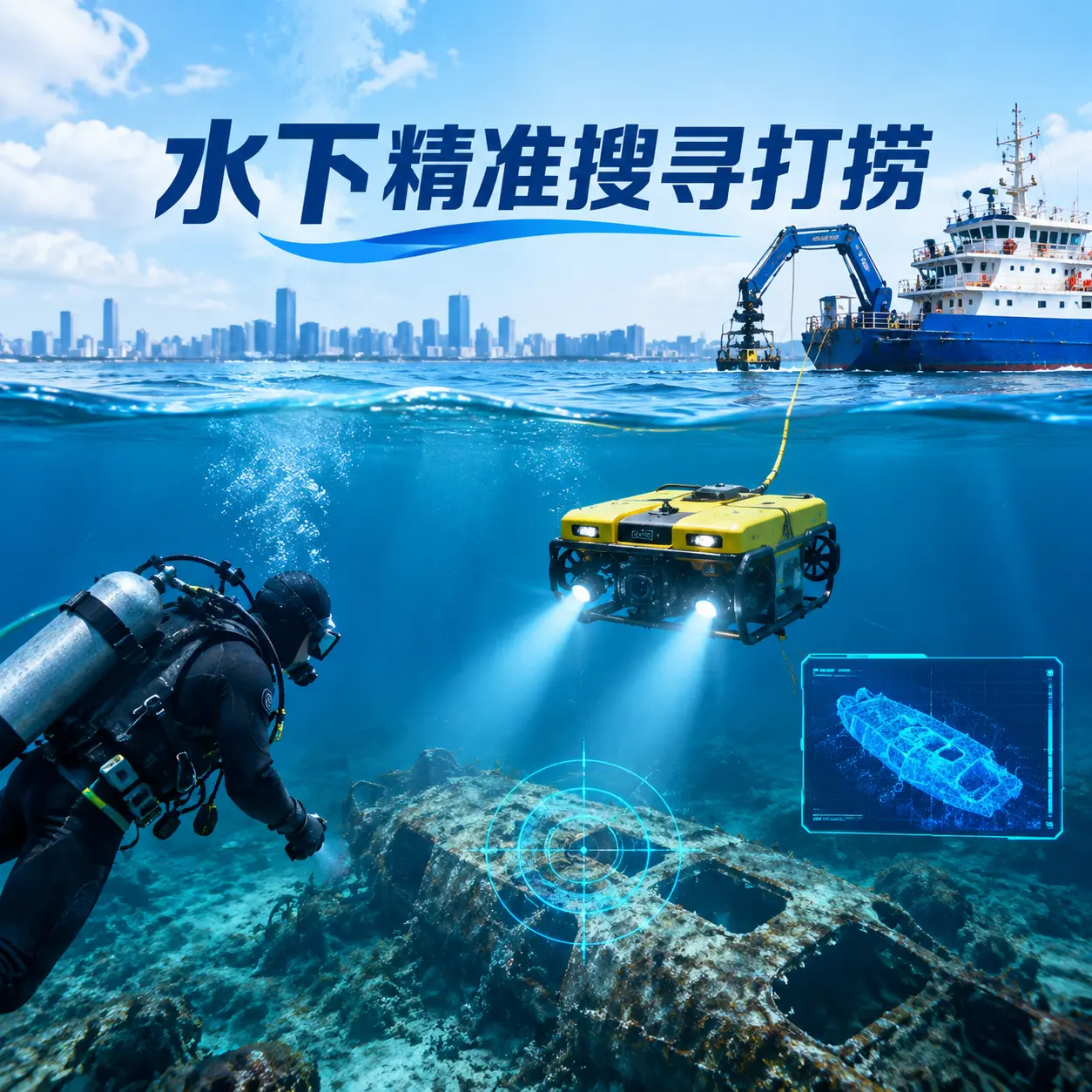 南乐水下精准搜寻打捞